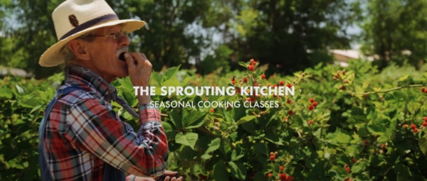 Farmer Eating Berries